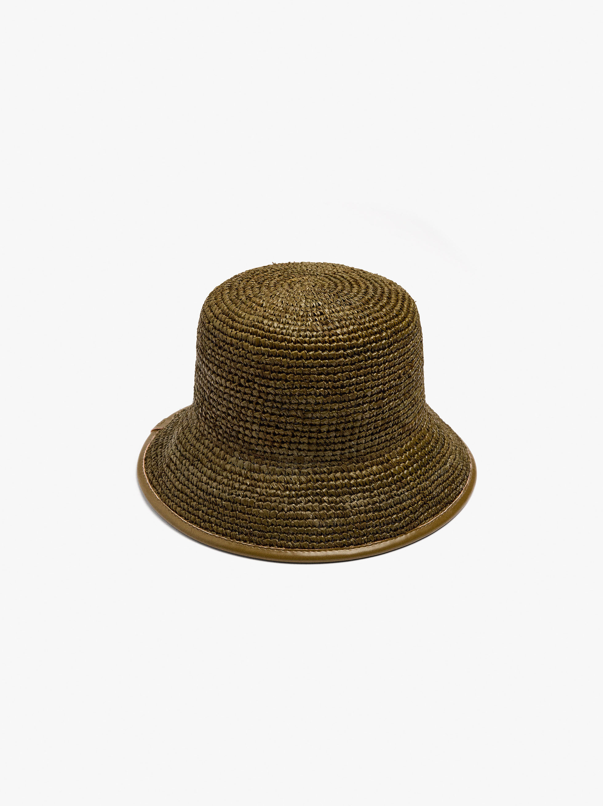 Raffia bucket hat