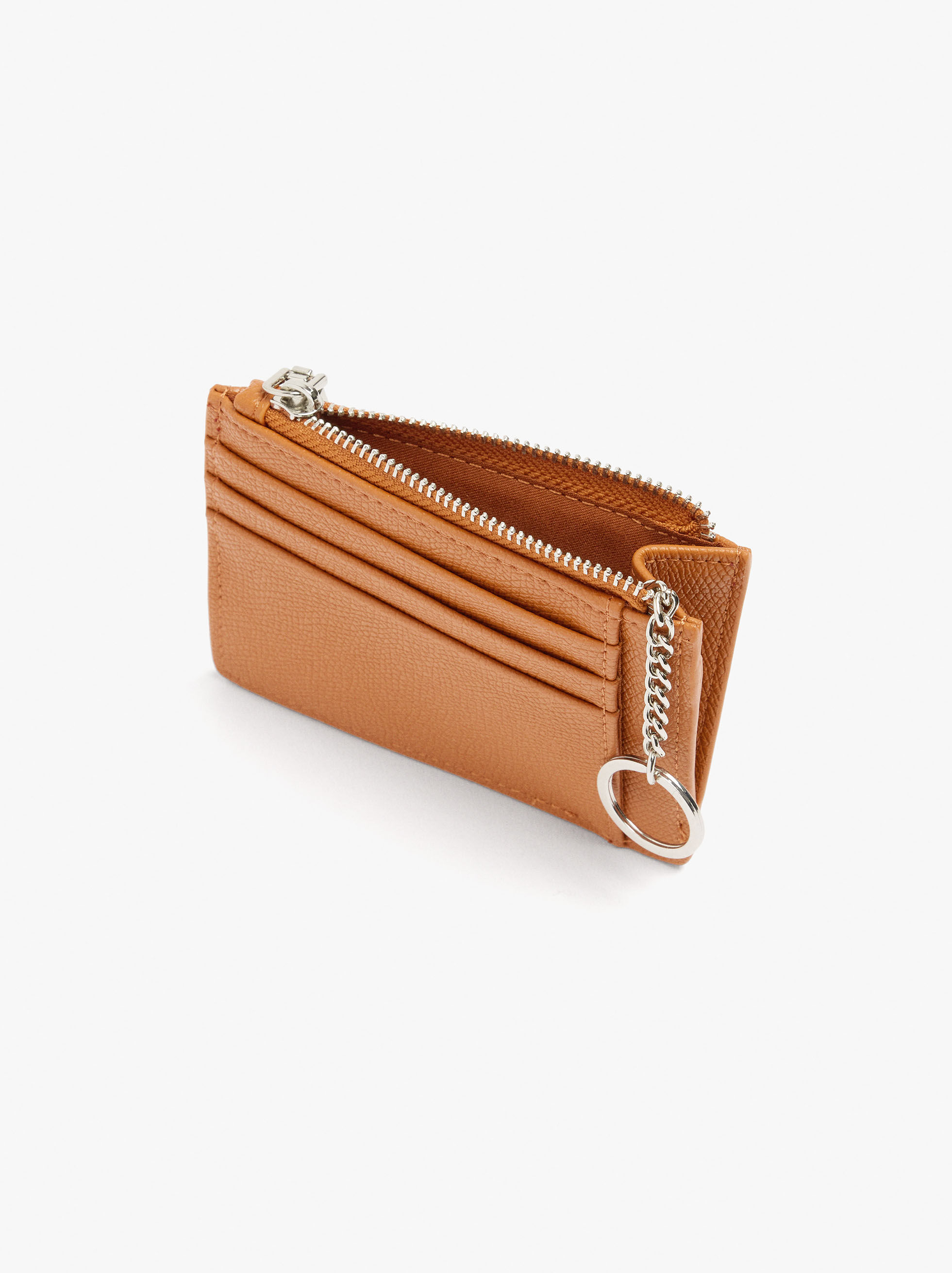 Textured cardholder with key holder