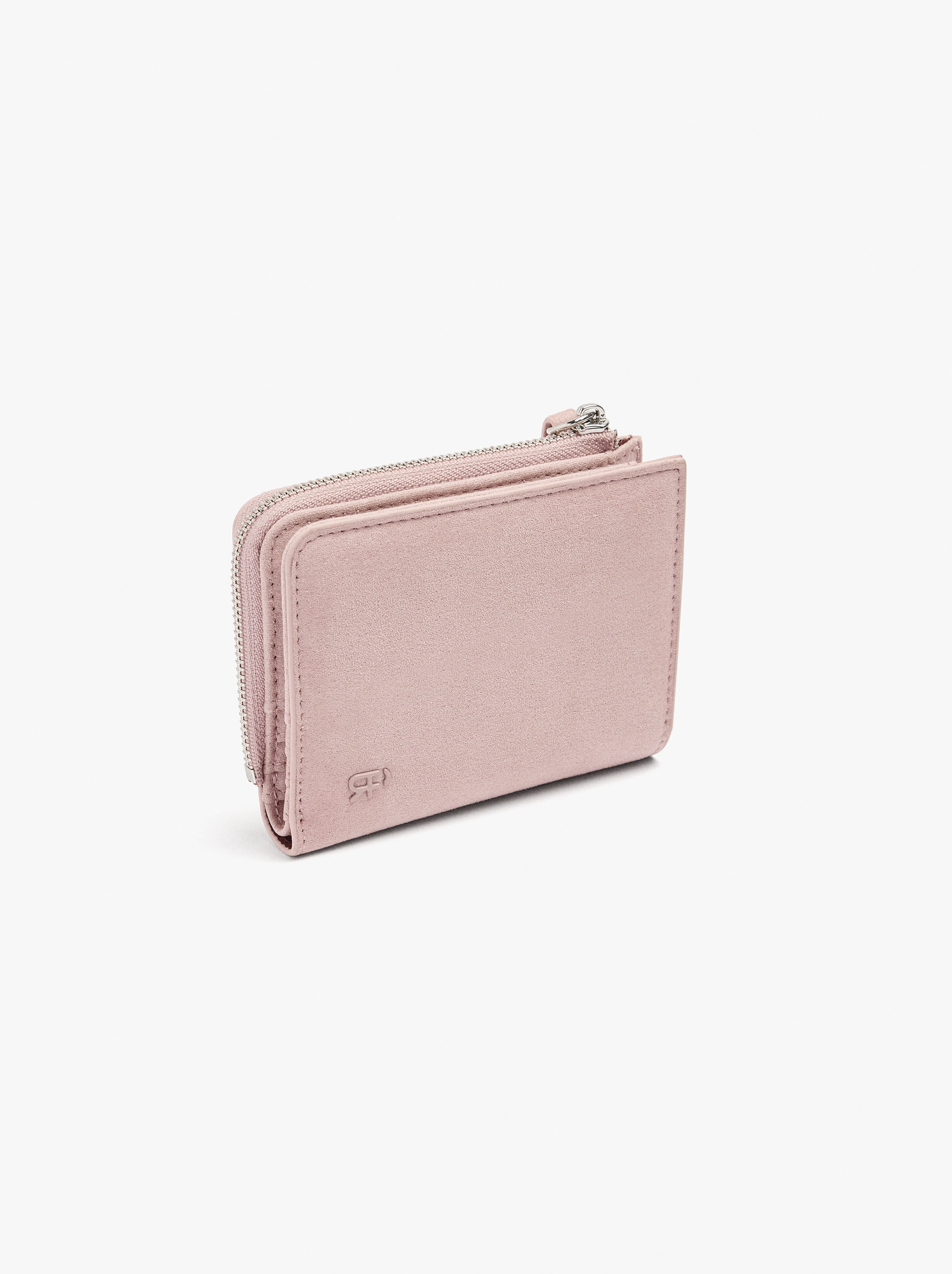 Pouch with heart detail studs