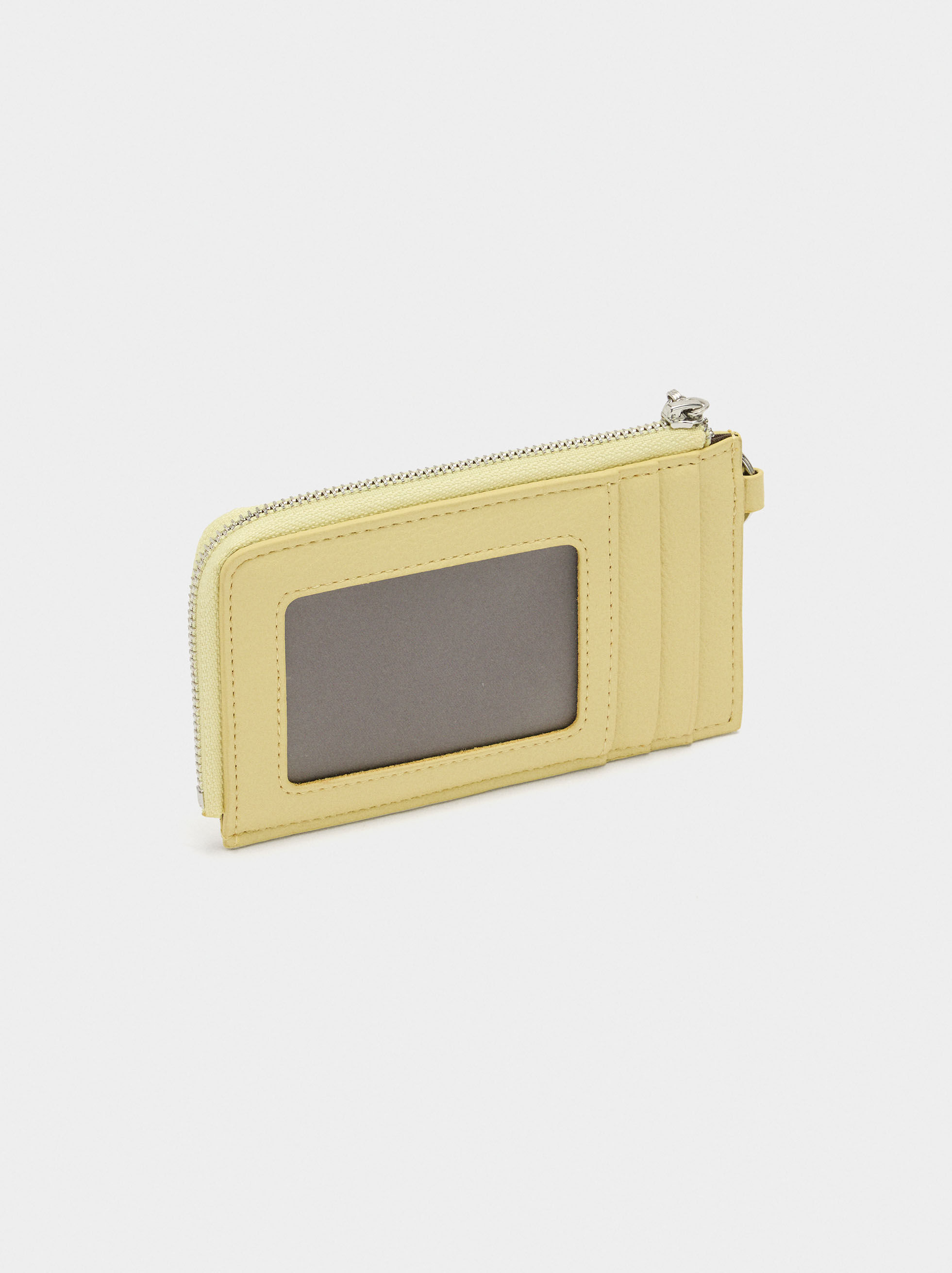 Textured Cardholder with Cord
