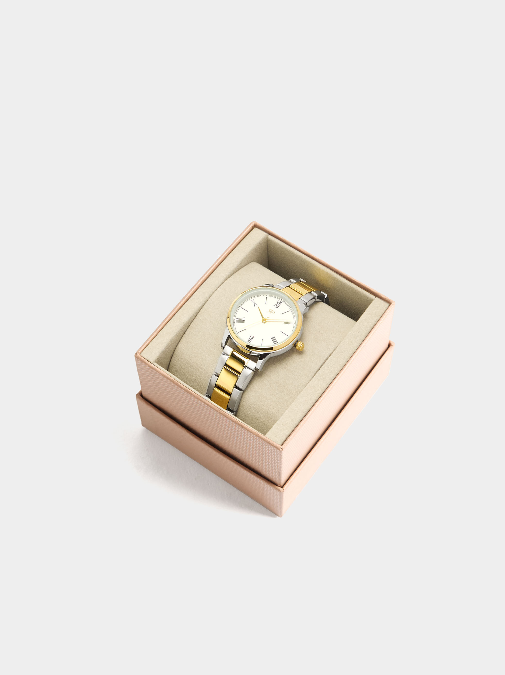 Bicolor watch stainless steel bracelet