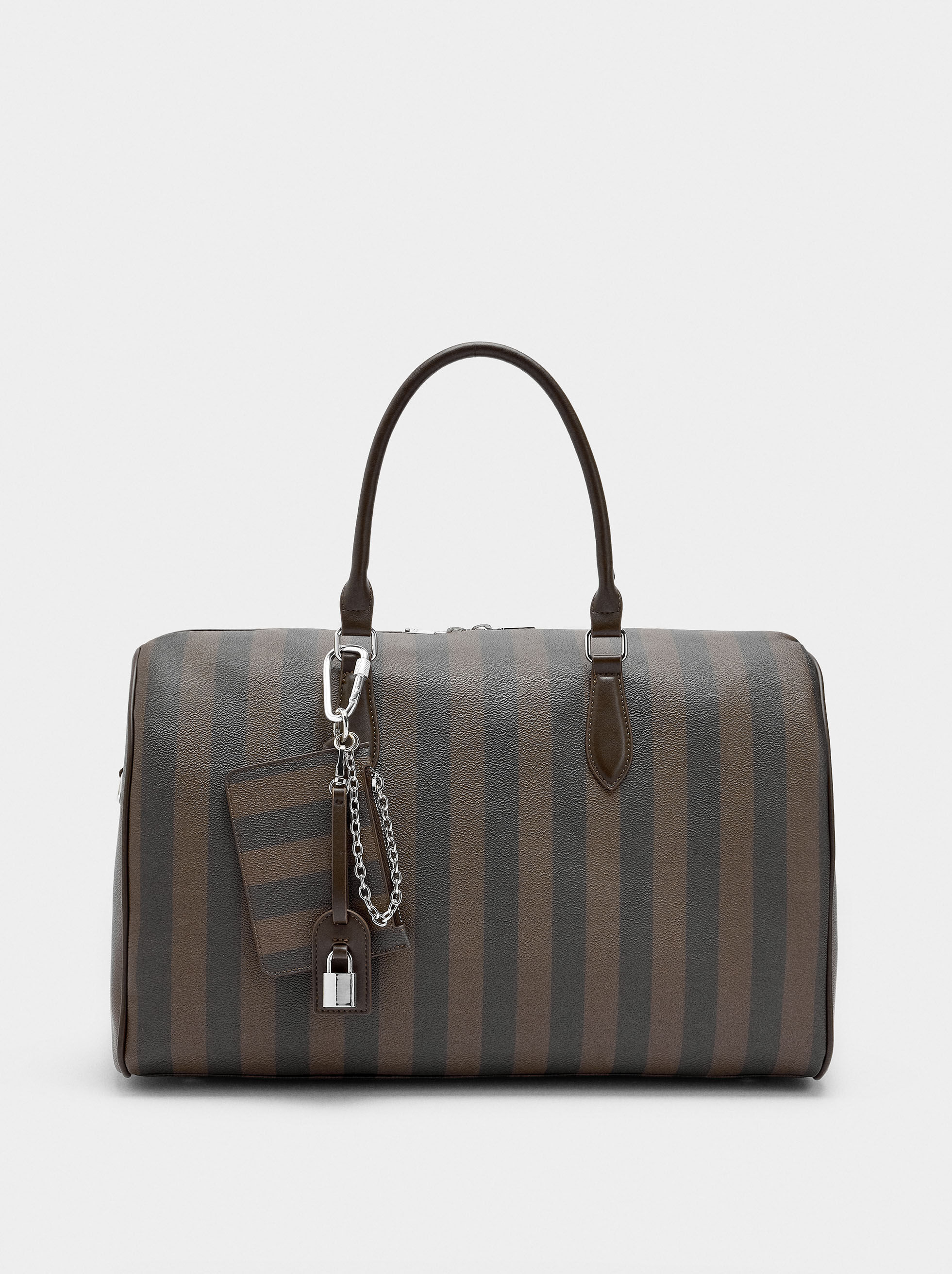 Weekend striped tote