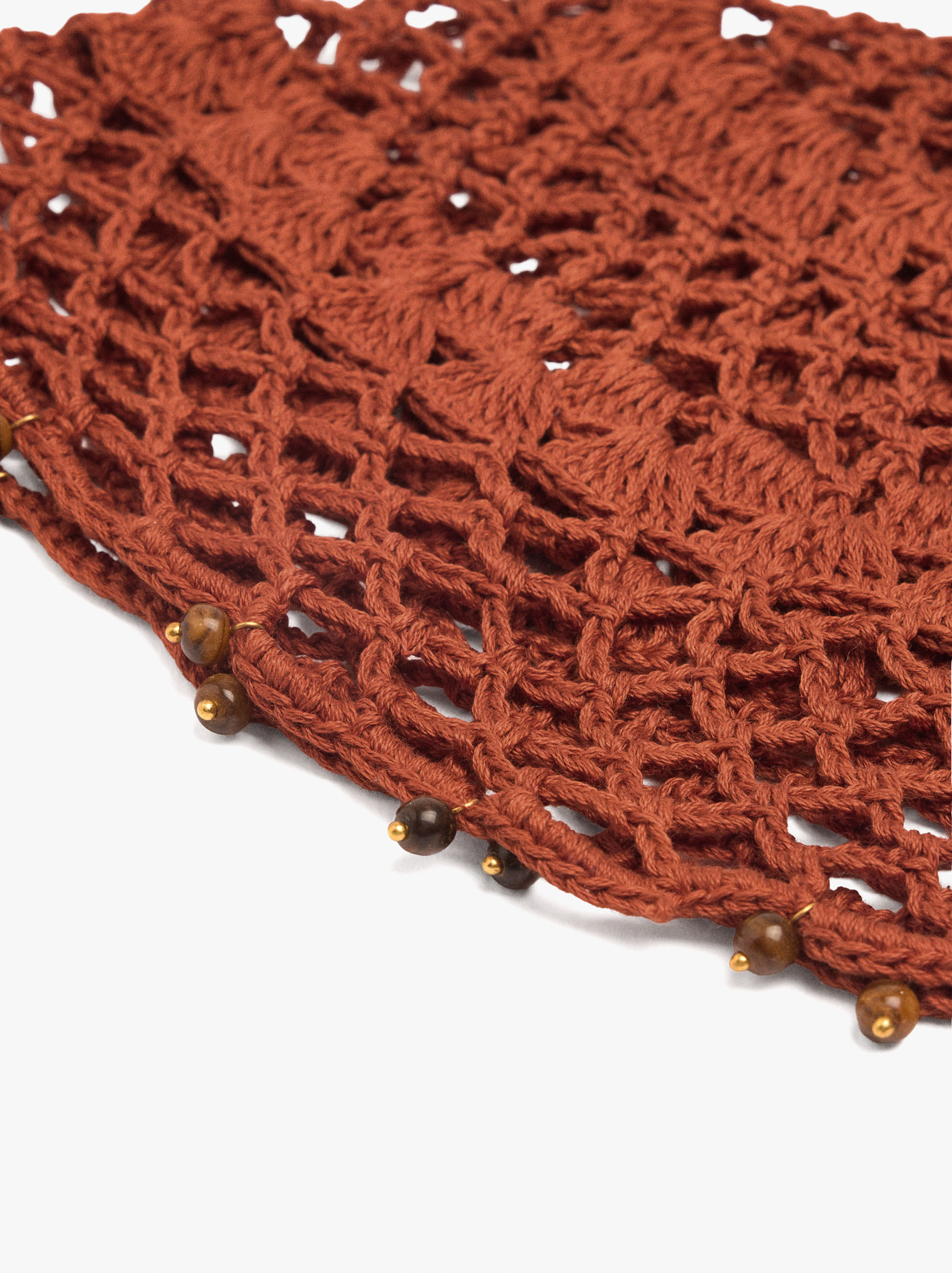 Crocheted Cotton Beanie