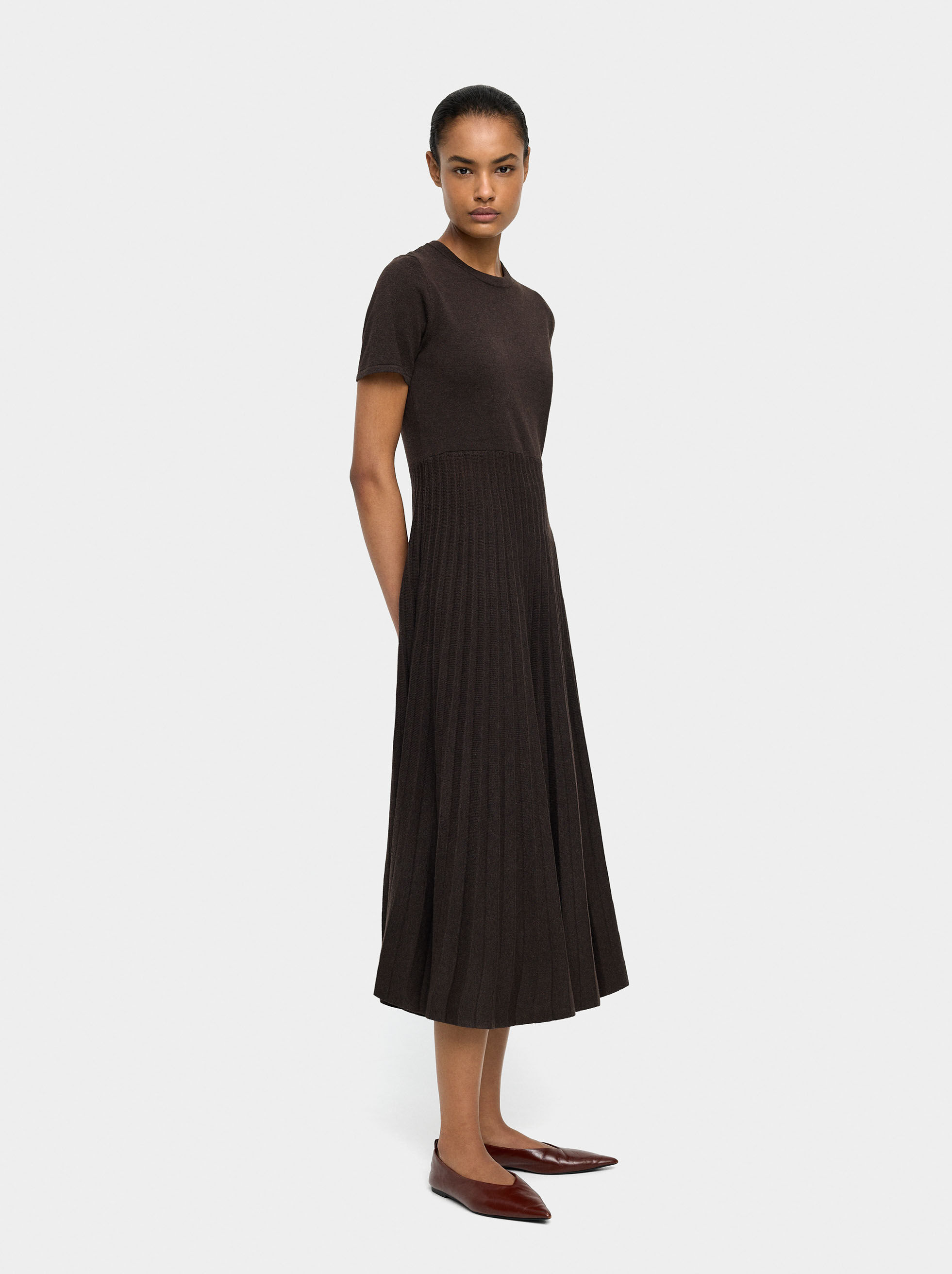 Knit midi dress