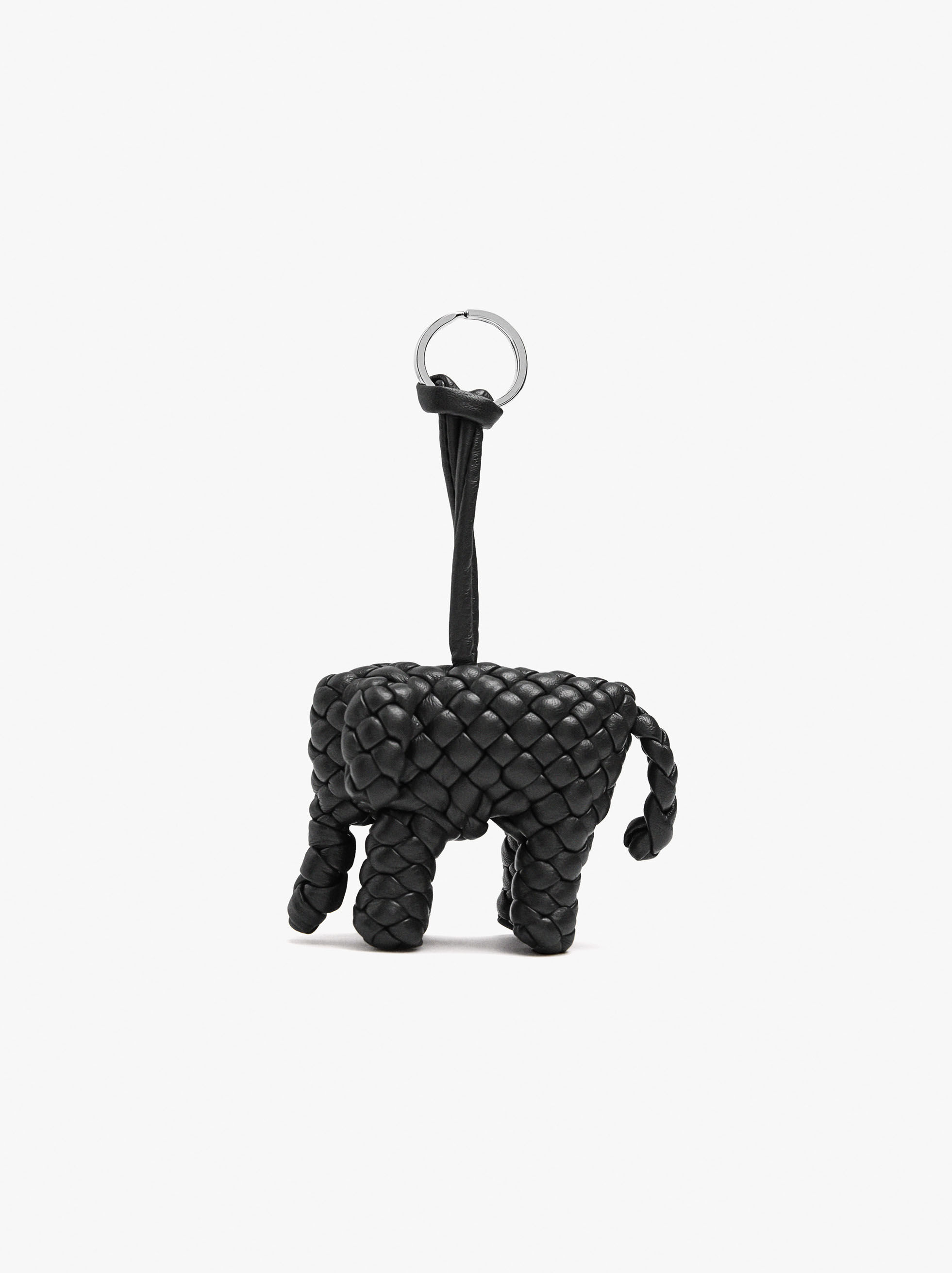 Elephant charm keychain