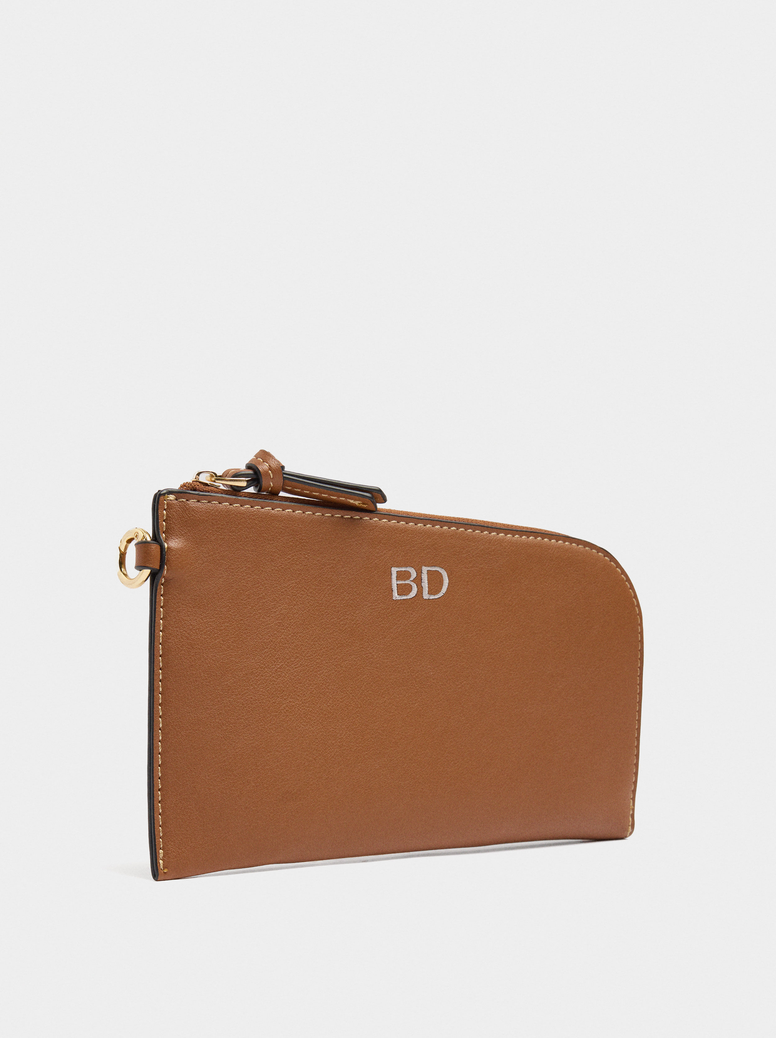 Plain large shopper bag with interior pocket