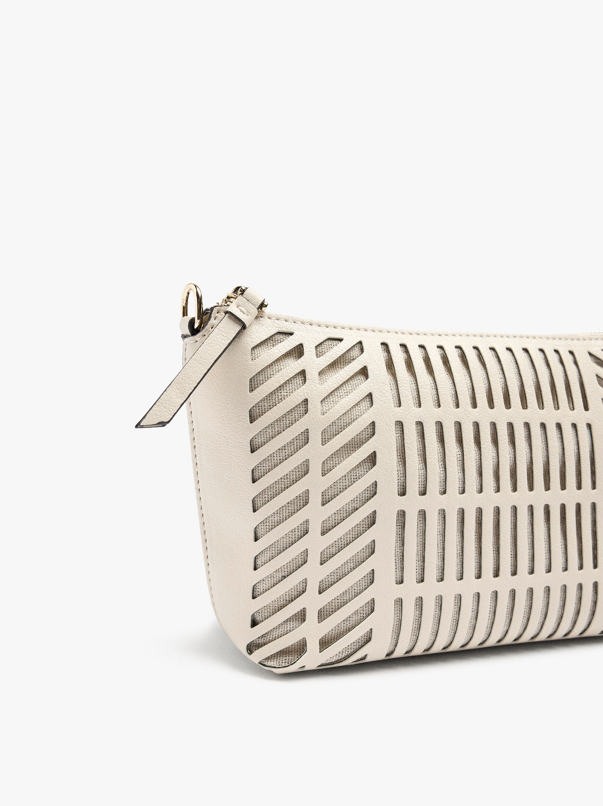 Perforated shoulder bag