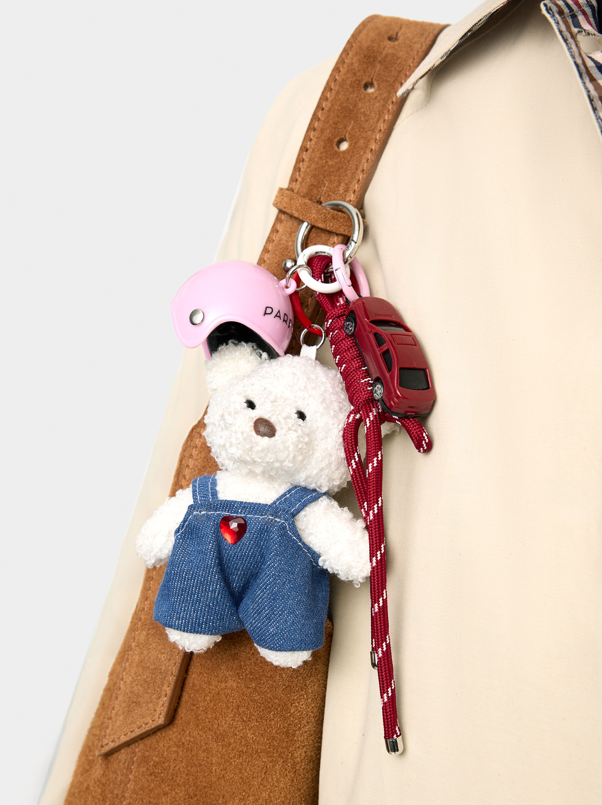 F1GIRLIE Charm Keychain - The Bear Collection