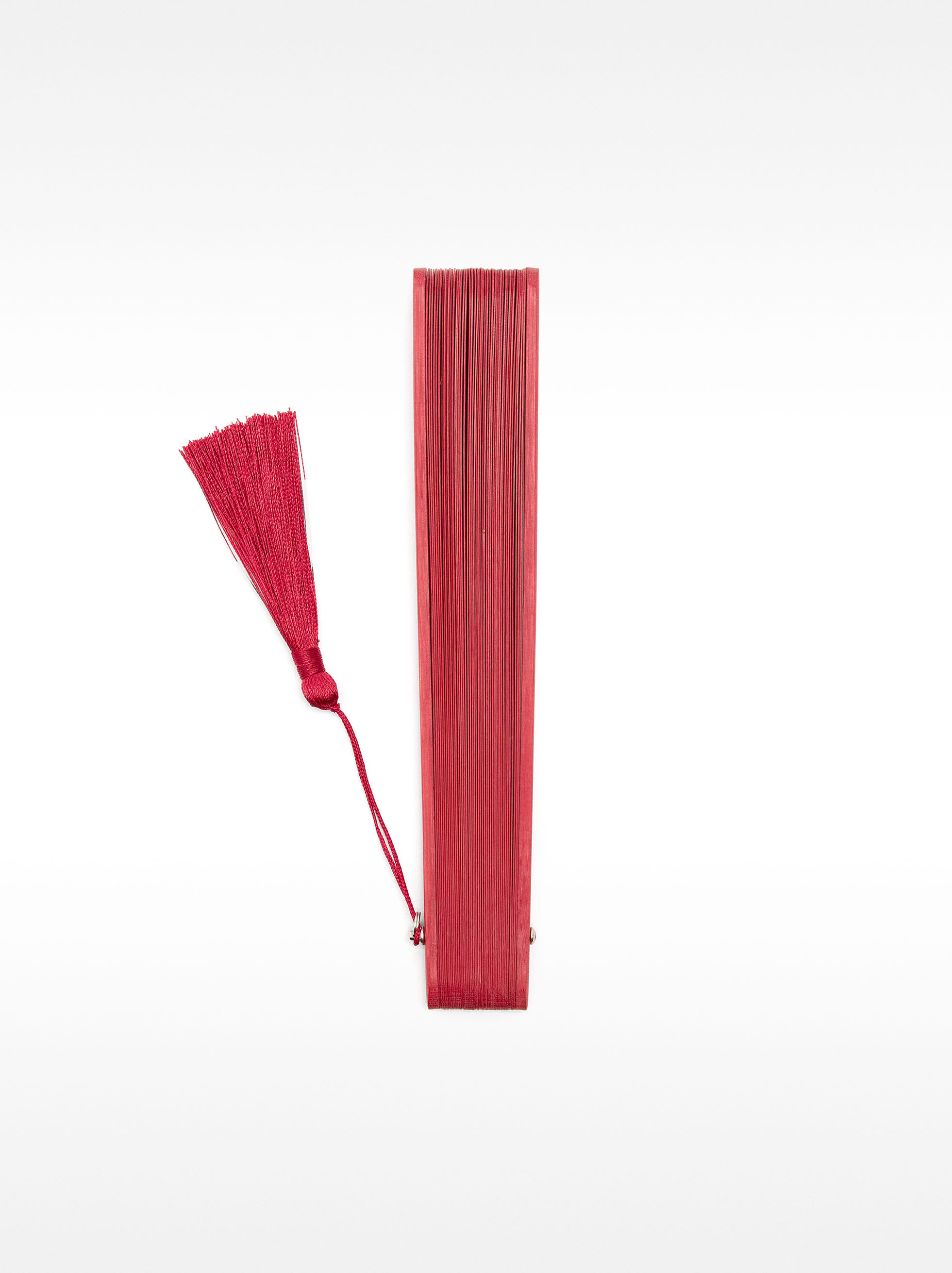 Bamboo Fan with Tassels