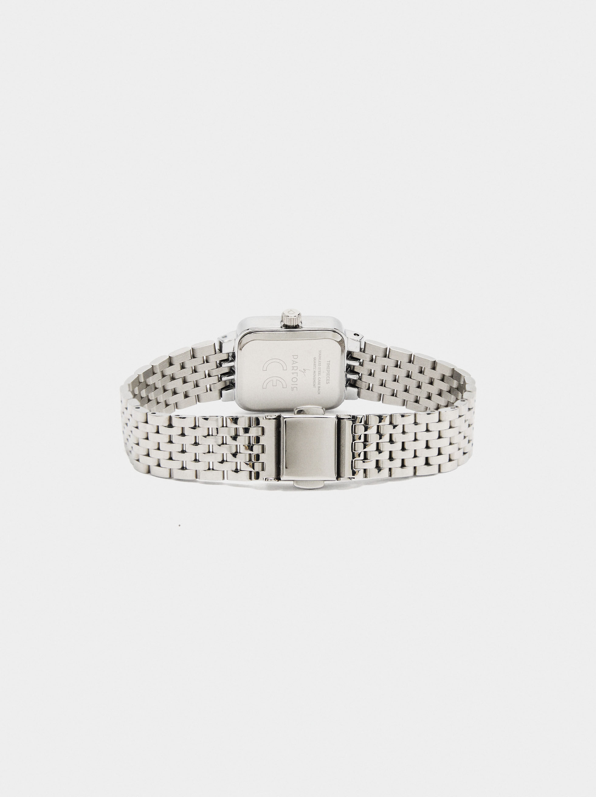 Square Watch Stainless Steel Bracelet